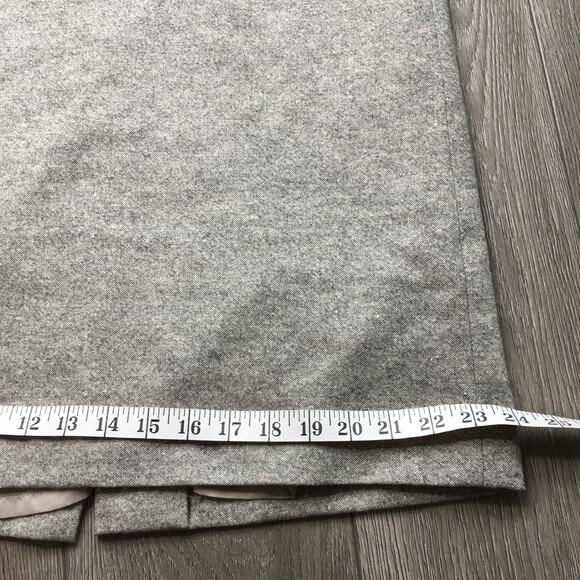 Brooks Brothers Petite Womens Midi Pencil Skirt Lined Wool Silk Blend Size 12 - Picture 4 of 10